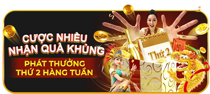 Thưởng nạp lại hàng ngày cho game Bắn Cá